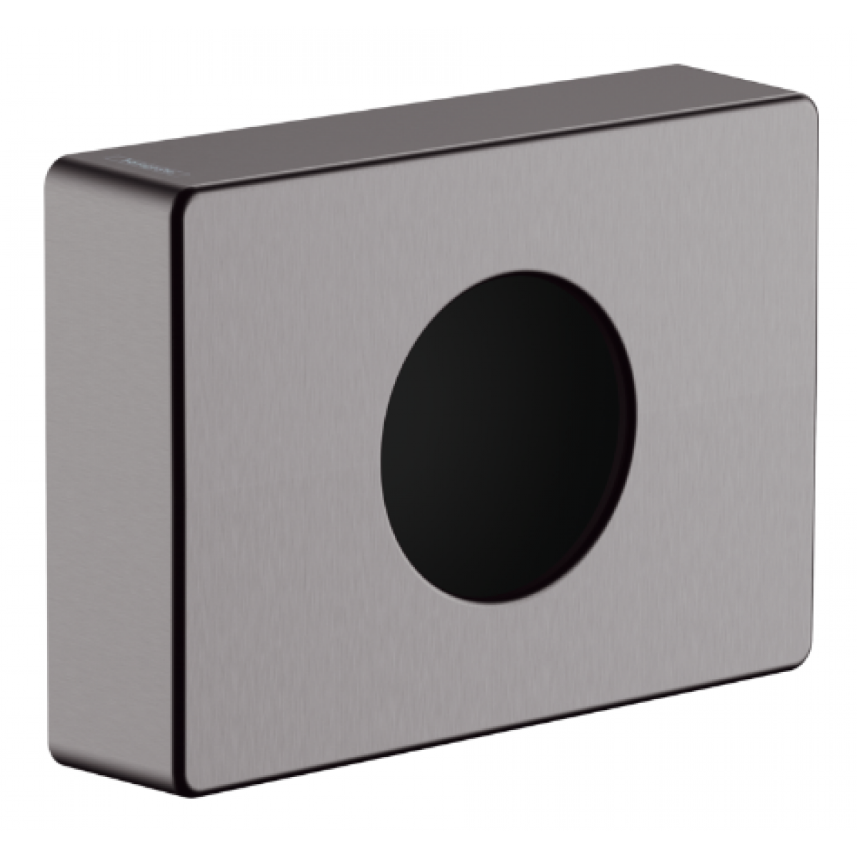 Hansgrohe AddStoris 拉絲黑鉻衛生袋分配器 (壁掛式/可螺絲固定或黏接)